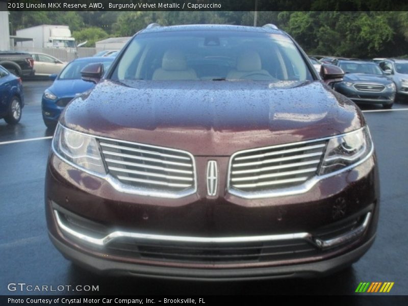 Burgundy Velvet Metallic / Cappuccino 2018 Lincoln MKX Reserve AWD