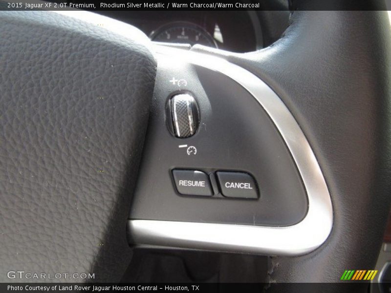 Rhodium Silver Metallic / Warm Charcoal/Warm Charcoal 2015 Jaguar XF 2.0T Premium