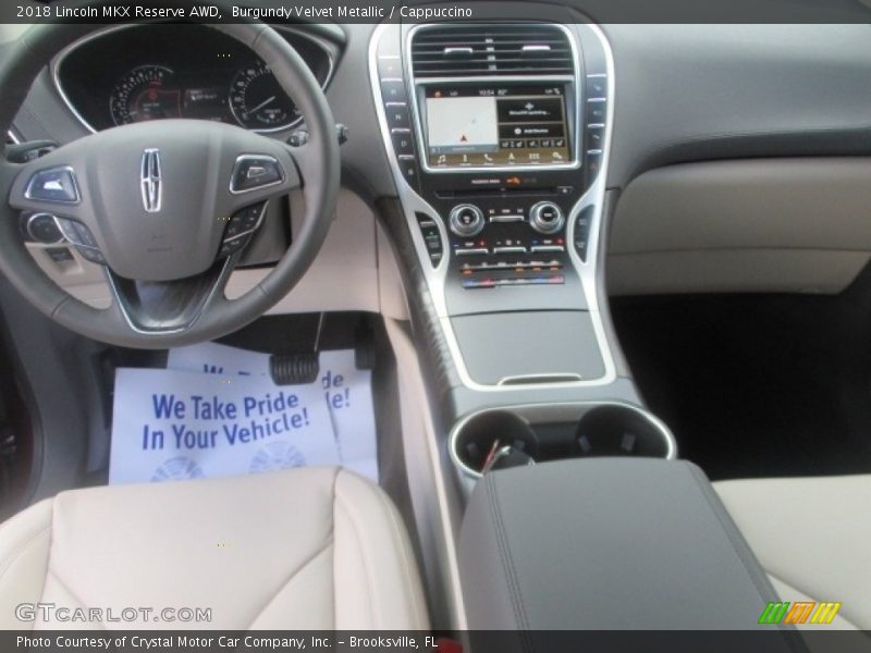 Burgundy Velvet Metallic / Cappuccino 2018 Lincoln MKX Reserve AWD