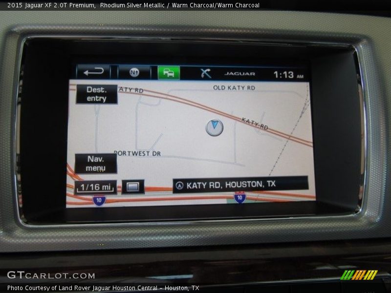 Rhodium Silver Metallic / Warm Charcoal/Warm Charcoal 2015 Jaguar XF 2.0T Premium