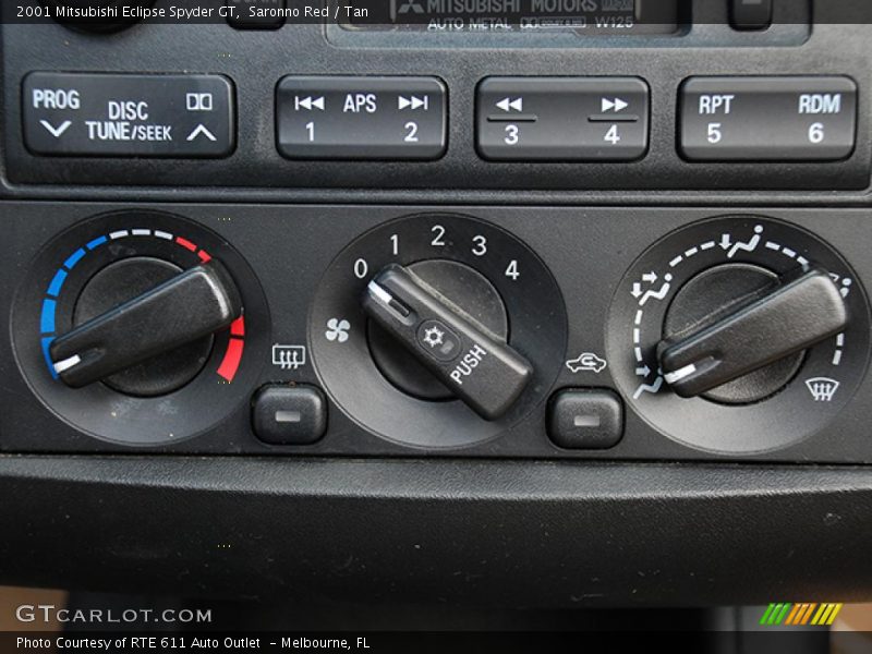 Saronno Red / Tan 2001 Mitsubishi Eclipse Spyder GT