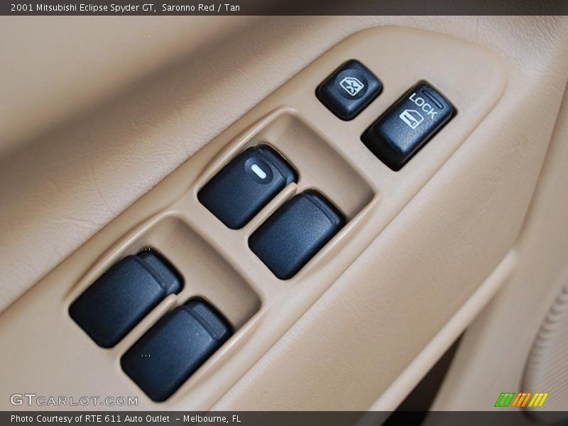 Saronno Red / Tan 2001 Mitsubishi Eclipse Spyder GT