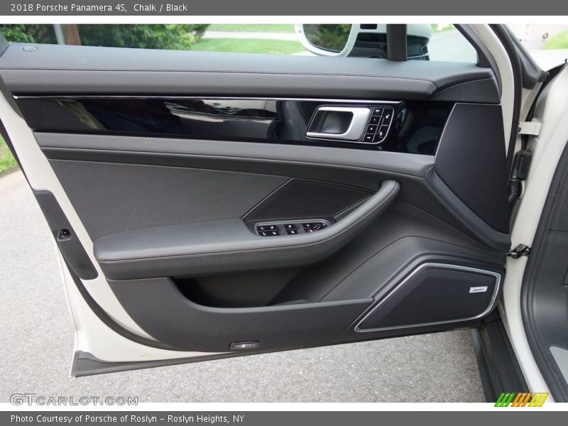 Chalk / Black 2018 Porsche Panamera 4S