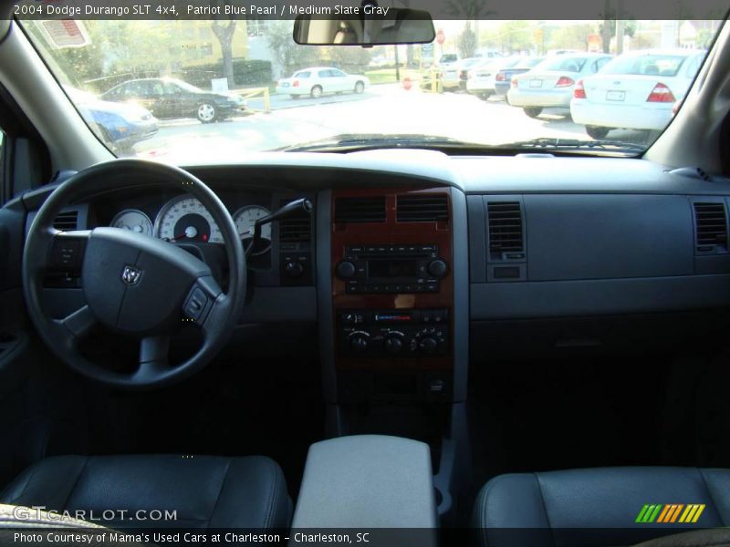 Patriot Blue Pearl / Medium Slate Gray 2004 Dodge Durango SLT 4x4