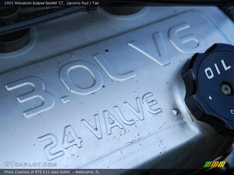 Saronno Red / Tan 2001 Mitsubishi Eclipse Spyder GT