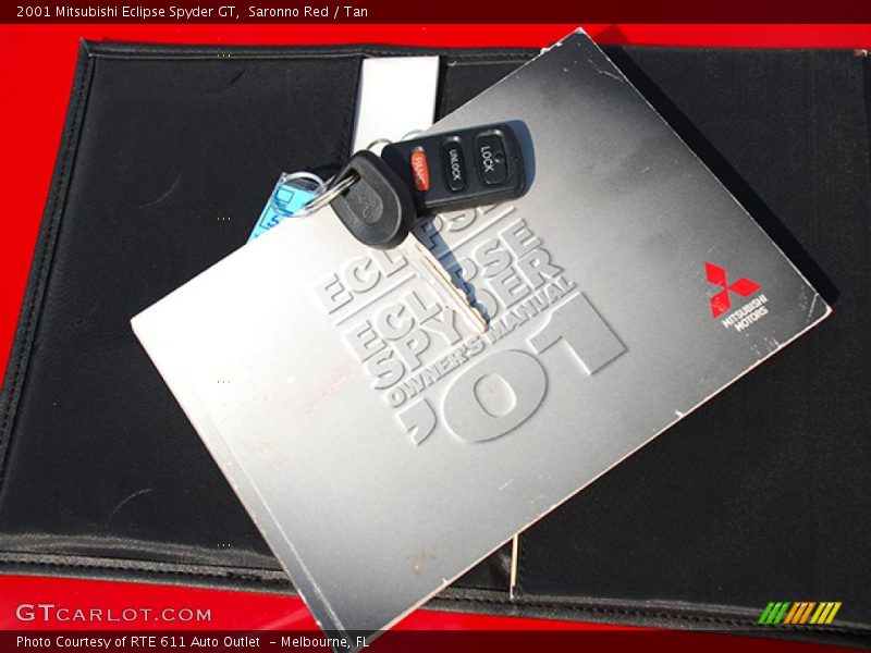 Saronno Red / Tan 2001 Mitsubishi Eclipse Spyder GT