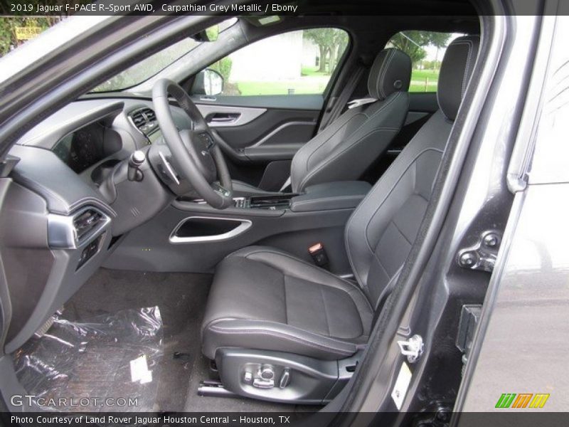 Carpathian Grey Metallic / Ebony 2019 Jaguar F-PACE R-Sport AWD