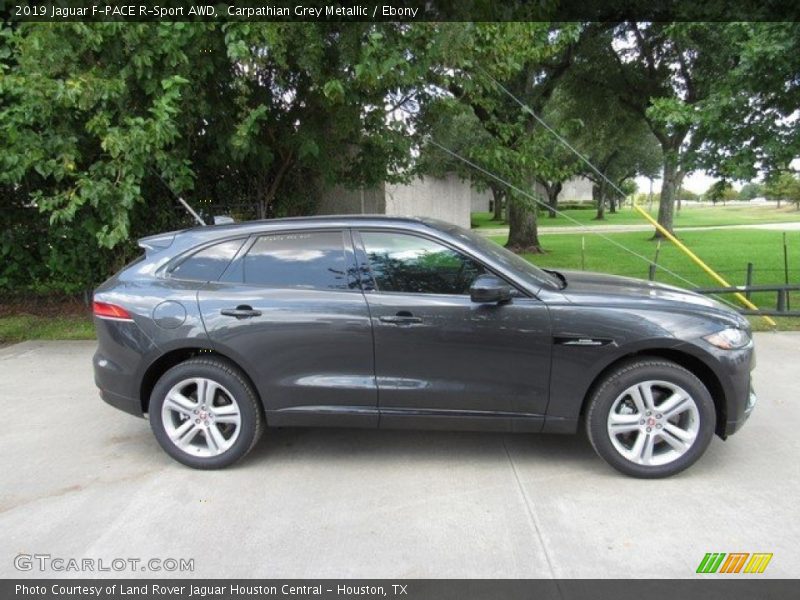 Carpathian Grey Metallic / Ebony 2019 Jaguar F-PACE R-Sport AWD