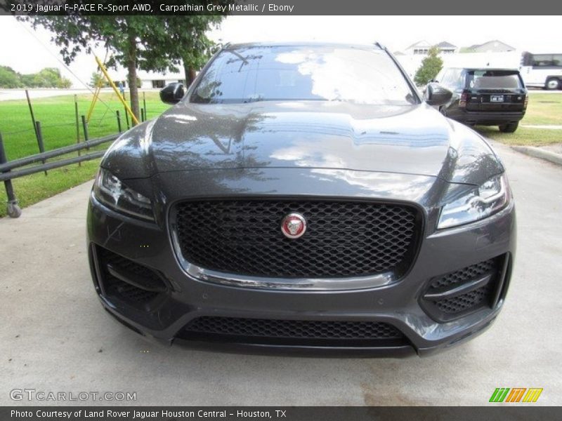 Carpathian Grey Metallic / Ebony 2019 Jaguar F-PACE R-Sport AWD