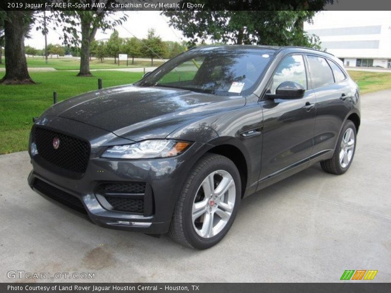 Carpathian Grey Metallic / Ebony 2019 Jaguar F-PACE R-Sport AWD