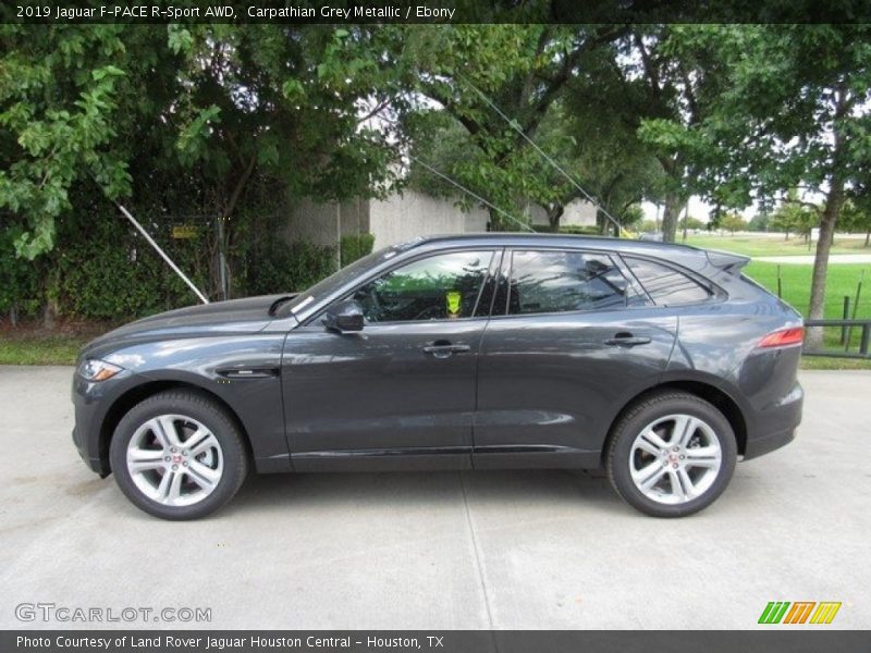 Carpathian Grey Metallic / Ebony 2019 Jaguar F-PACE R-Sport AWD