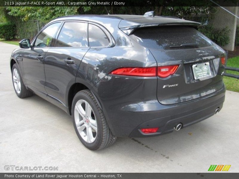 Carpathian Grey Metallic / Ebony 2019 Jaguar F-PACE R-Sport AWD