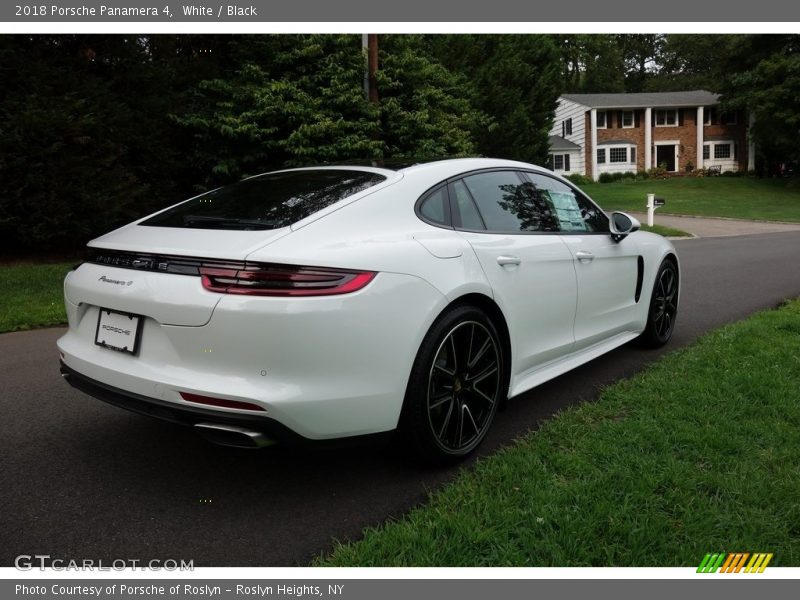 White / Black 2018 Porsche Panamera 4