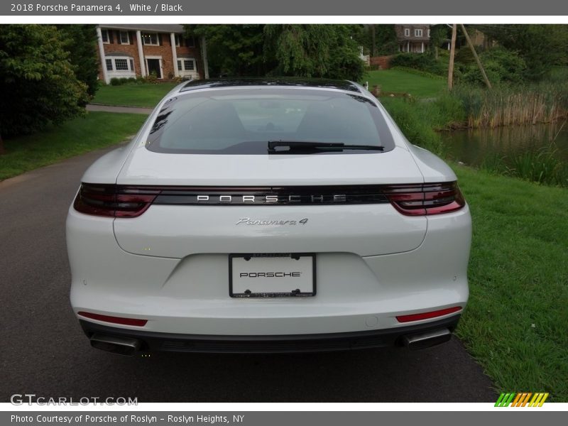 White / Black 2018 Porsche Panamera 4