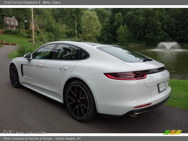 White / Black 2018 Porsche Panamera 4