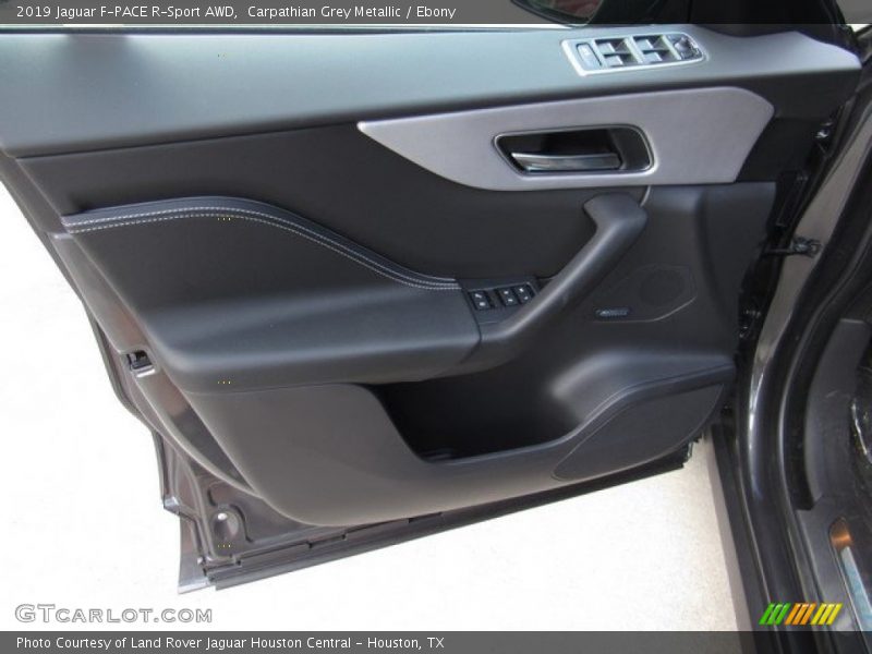 Carpathian Grey Metallic / Ebony 2019 Jaguar F-PACE R-Sport AWD