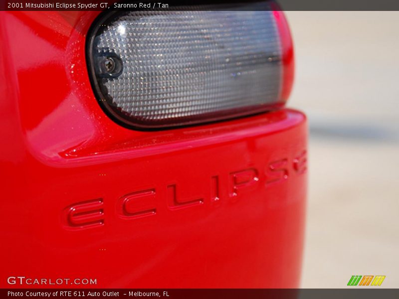 Saronno Red / Tan 2001 Mitsubishi Eclipse Spyder GT