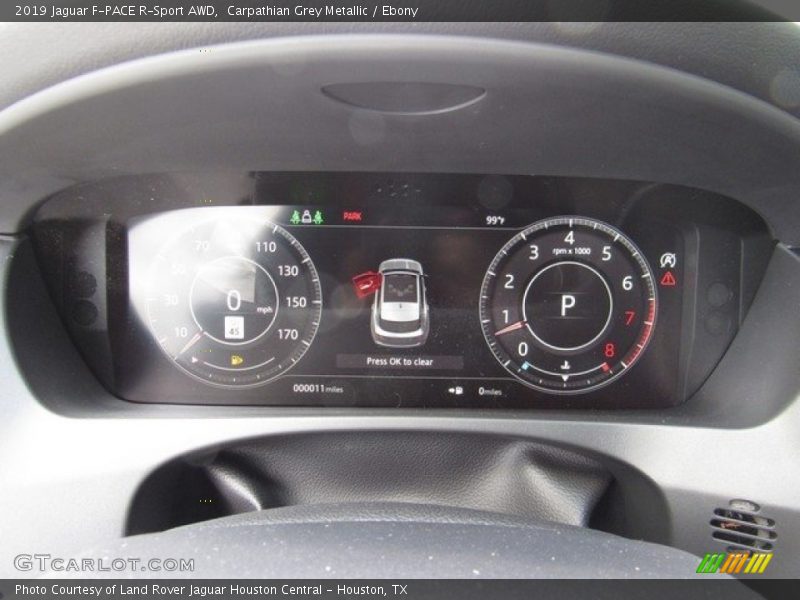 Carpathian Grey Metallic / Ebony 2019 Jaguar F-PACE R-Sport AWD