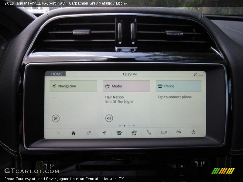 Carpathian Grey Metallic / Ebony 2019 Jaguar F-PACE R-Sport AWD