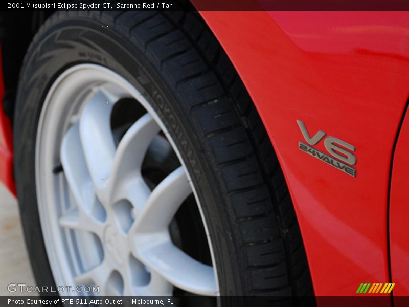 Saronno Red / Tan 2001 Mitsubishi Eclipse Spyder GT