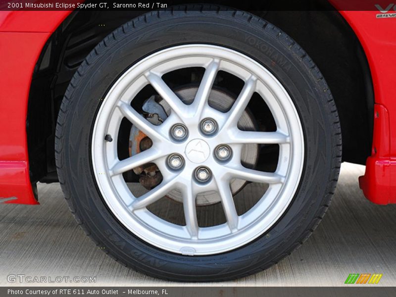 Saronno Red / Tan 2001 Mitsubishi Eclipse Spyder GT
