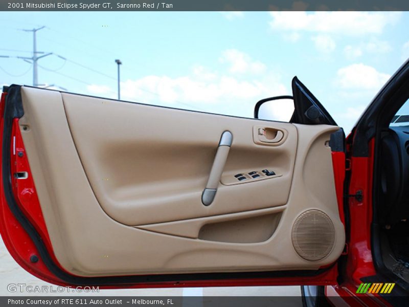 Saronno Red / Tan 2001 Mitsubishi Eclipse Spyder GT