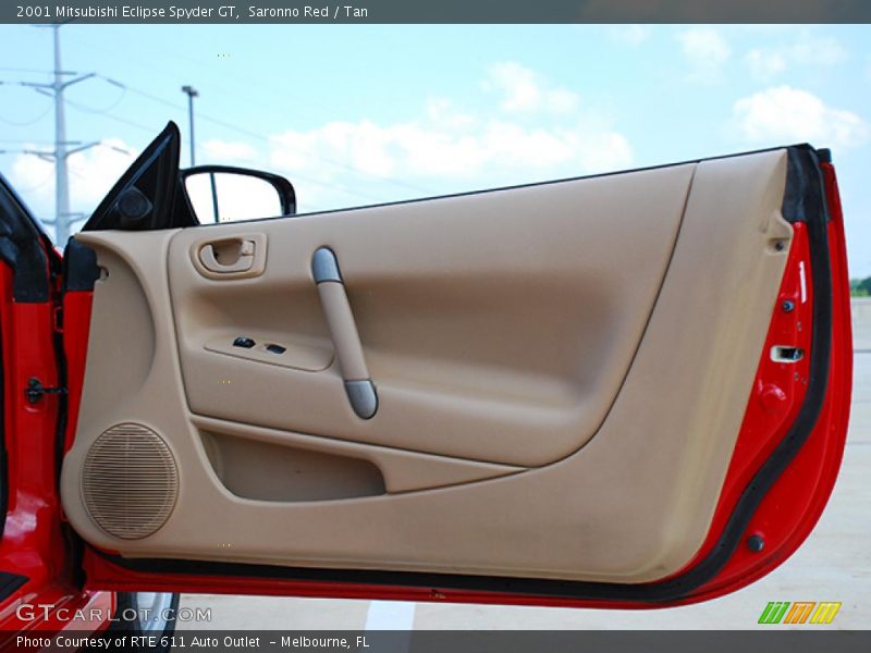 Saronno Red / Tan 2001 Mitsubishi Eclipse Spyder GT