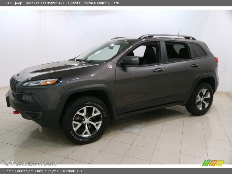 Granite Crystal Metallic / Black 2018 Jeep Cherokee Trailhawk 4x4