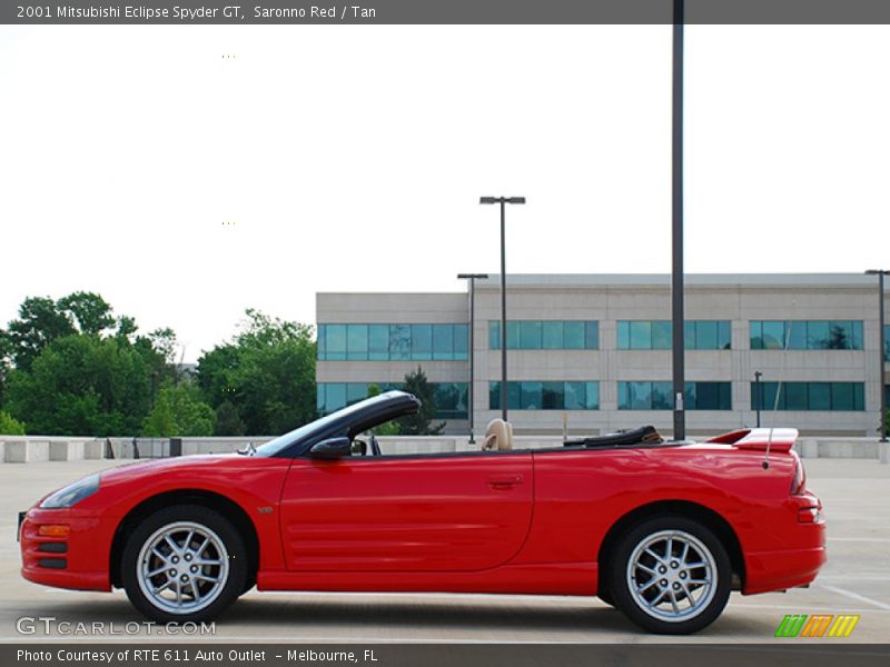 Saronno Red / Tan 2001 Mitsubishi Eclipse Spyder GT
