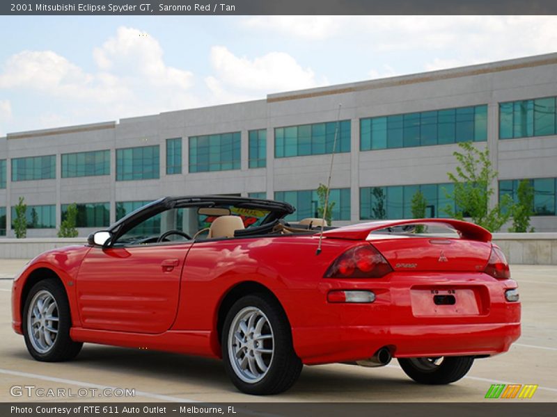 Saronno Red / Tan 2001 Mitsubishi Eclipse Spyder GT