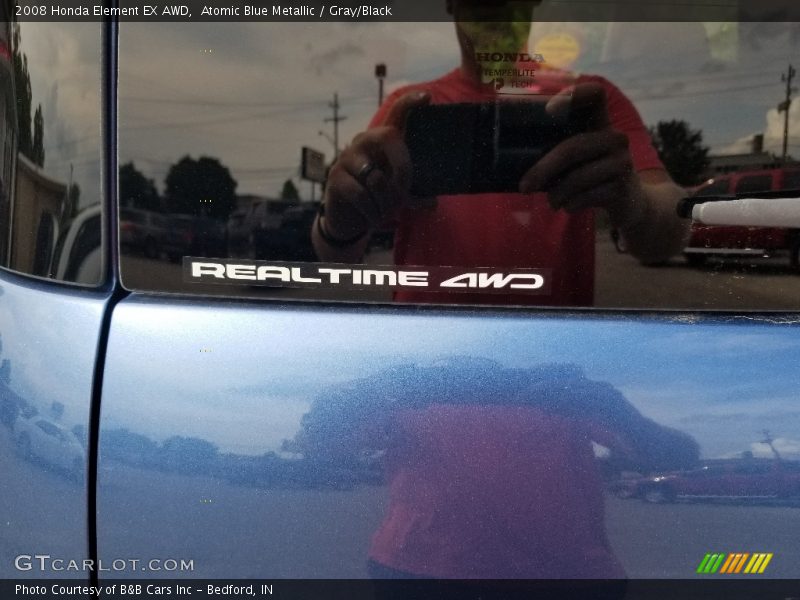 Atomic Blue Metallic / Gray/Black 2008 Honda Element EX AWD