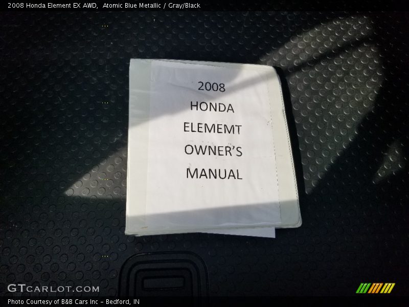 Atomic Blue Metallic / Gray/Black 2008 Honda Element EX AWD