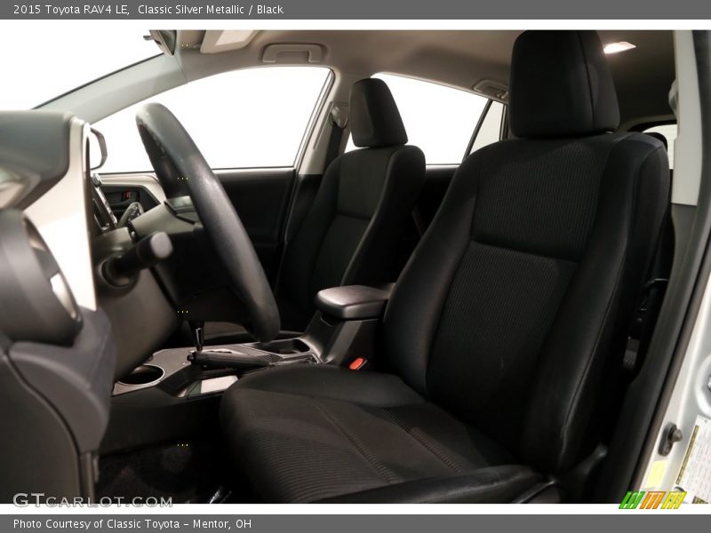 Classic Silver Metallic / Black 2015 Toyota RAV4 LE