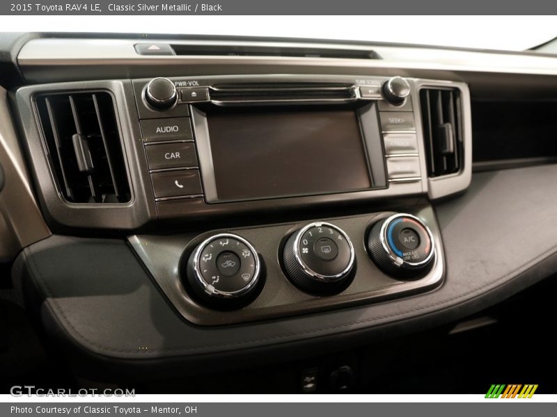 Classic Silver Metallic / Black 2015 Toyota RAV4 LE