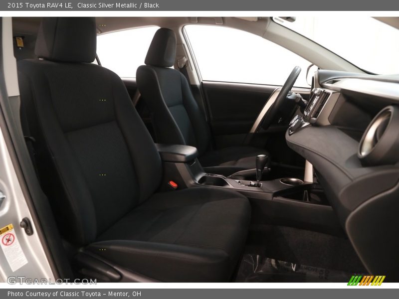 Classic Silver Metallic / Black 2015 Toyota RAV4 LE