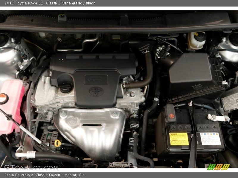 Classic Silver Metallic / Black 2015 Toyota RAV4 LE