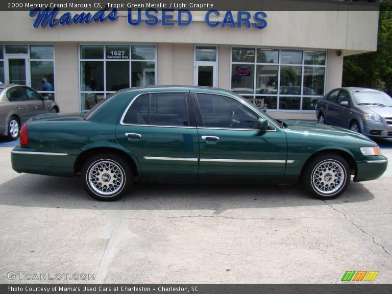 Tropic Green Metallic / Light Graphite 2000 Mercury Grand Marquis GS