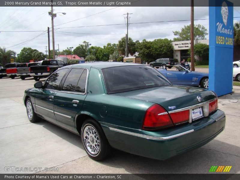 Tropic Green Metallic / Light Graphite 2000 Mercury Grand Marquis GS