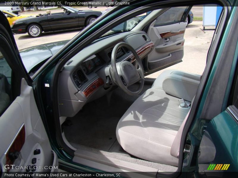 Tropic Green Metallic / Light Graphite 2000 Mercury Grand Marquis GS