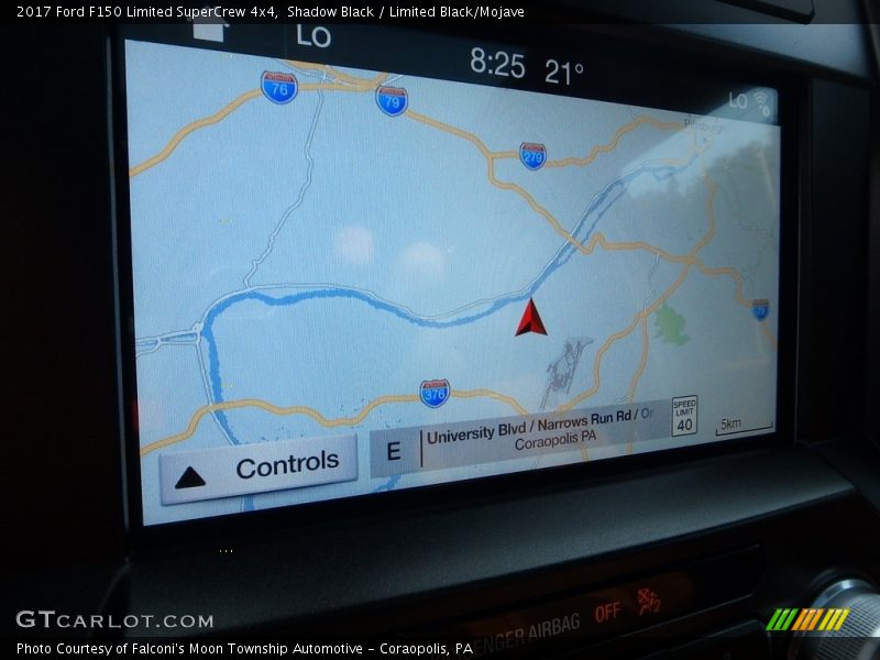 Navigation of 2017 F150 Limited SuperCrew 4x4