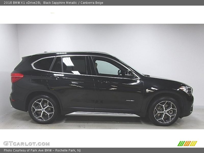 Black Sapphire Metallic / Canberra Beige 2018 BMW X1 xDrive28i