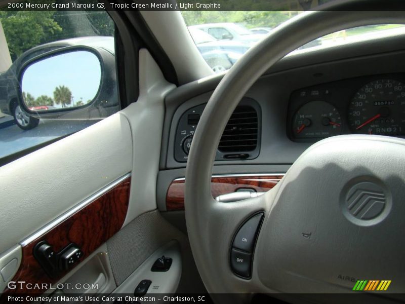 Tropic Green Metallic / Light Graphite 2000 Mercury Grand Marquis GS
