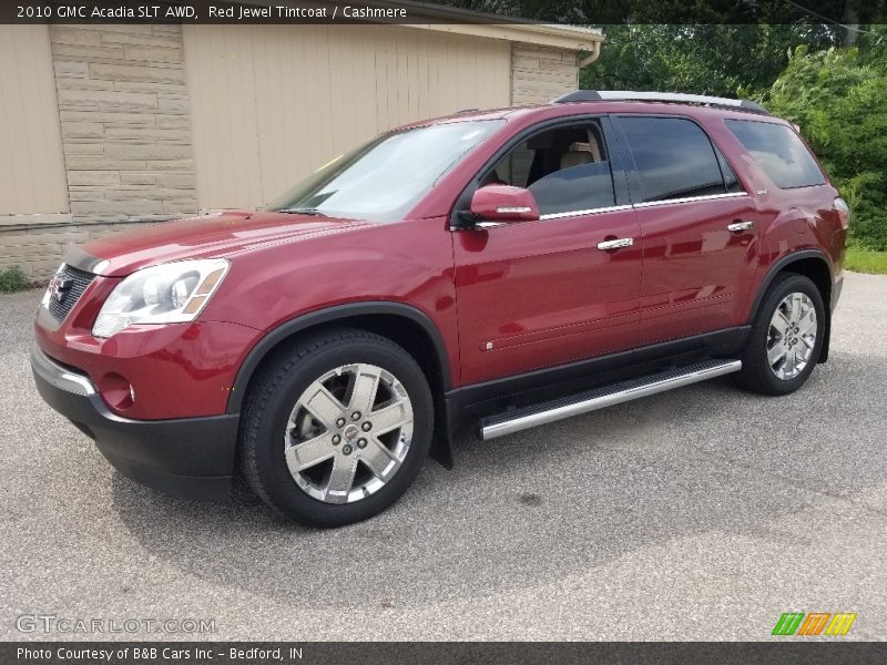 Red Jewel Tintcoat / Cashmere 2010 GMC Acadia SLT AWD