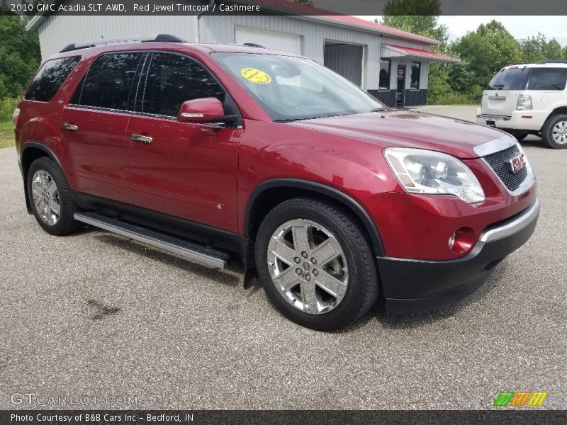 Red Jewel Tintcoat / Cashmere 2010 GMC Acadia SLT AWD