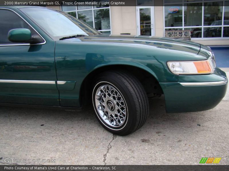 Tropic Green Metallic / Light Graphite 2000 Mercury Grand Marquis GS
