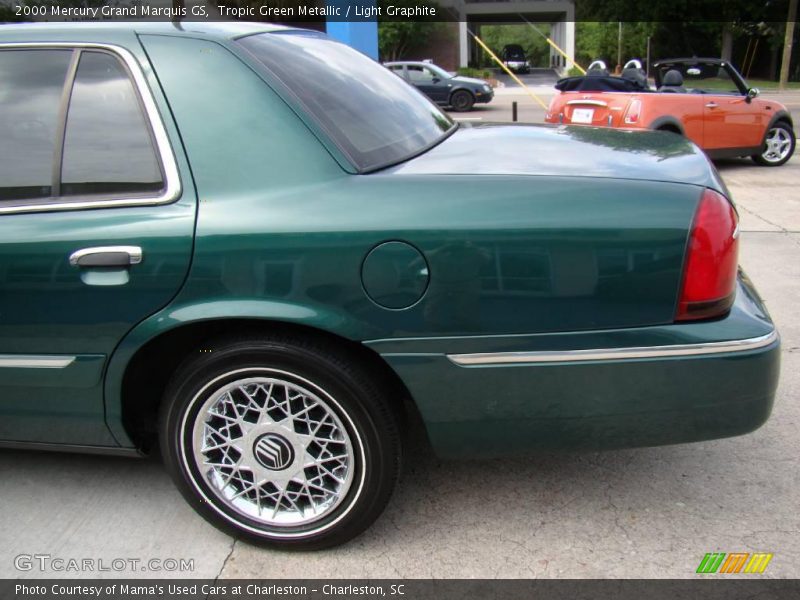 Tropic Green Metallic / Light Graphite 2000 Mercury Grand Marquis GS