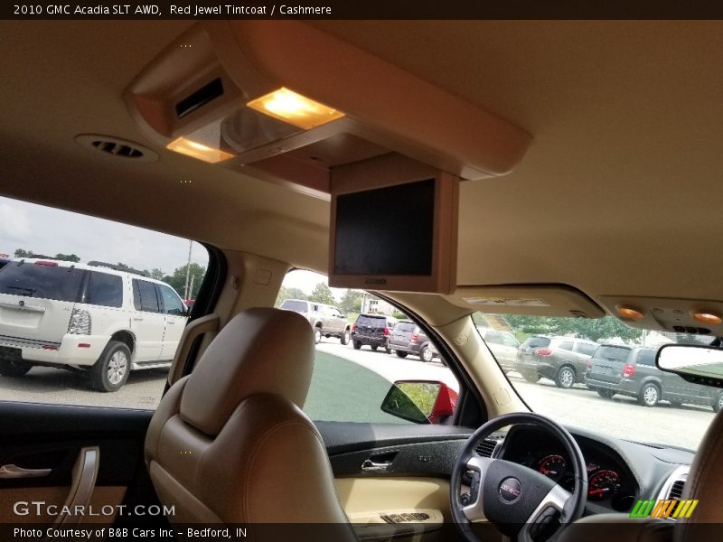 Red Jewel Tintcoat / Cashmere 2010 GMC Acadia SLT AWD