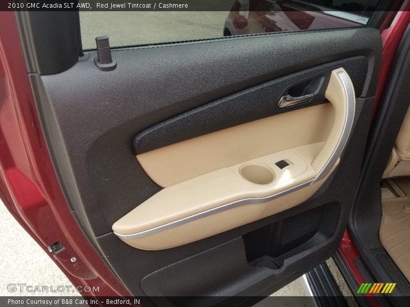 Red Jewel Tintcoat / Cashmere 2010 GMC Acadia SLT AWD