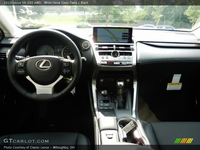 White Nova Glass Flake / Black 2019 Lexus NX 300 AWD