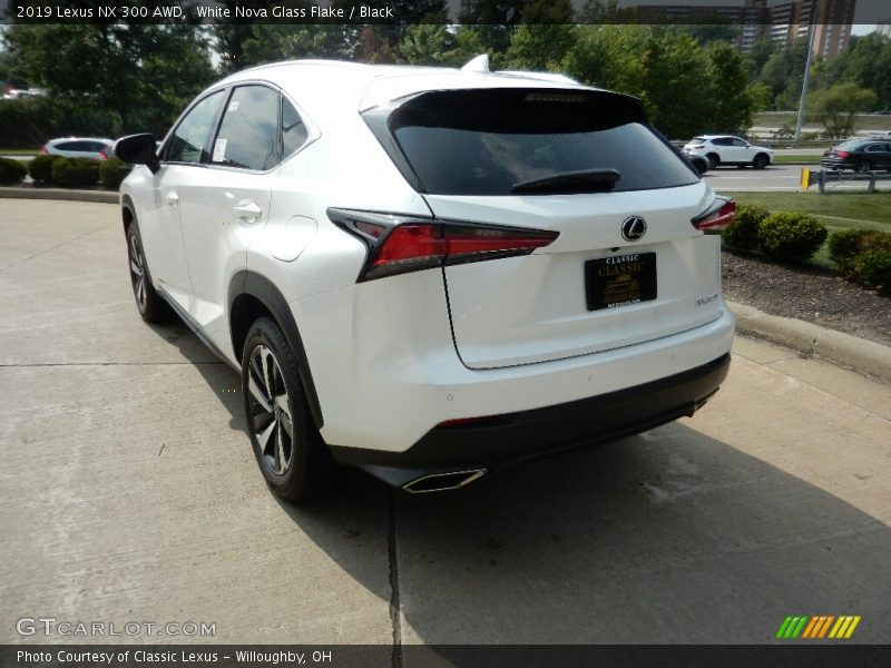 White Nova Glass Flake / Black 2019 Lexus NX 300 AWD